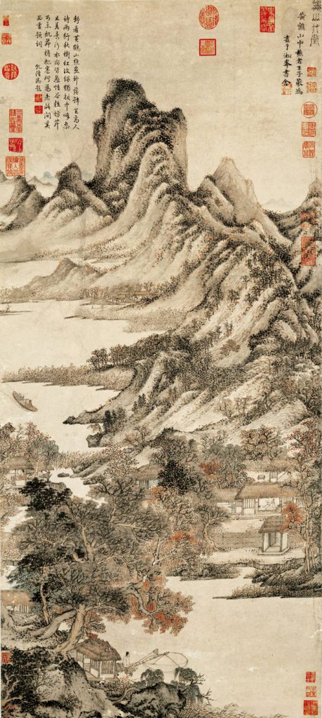 ink wash painting in yuan dynasty