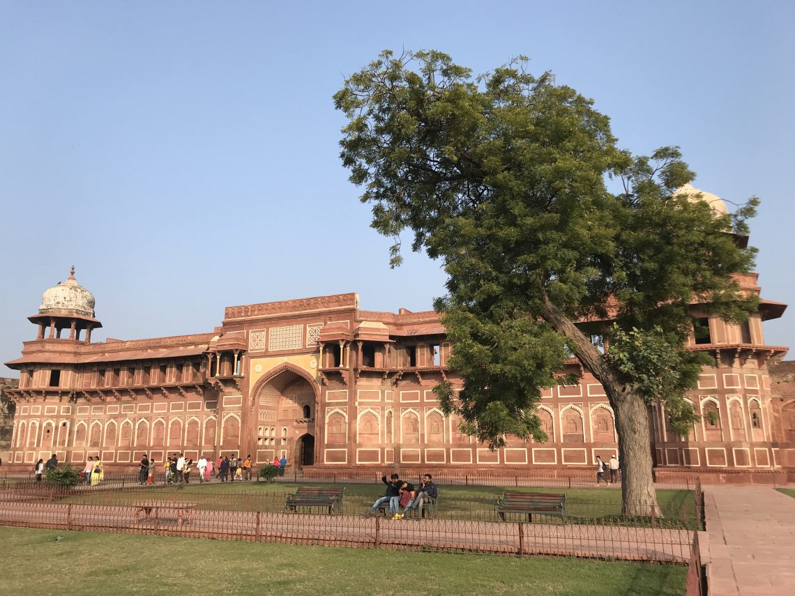 Red fort in Agra India one of the three world herritage sites in Agra together with the Taj Mahal and Fathepur Sikri