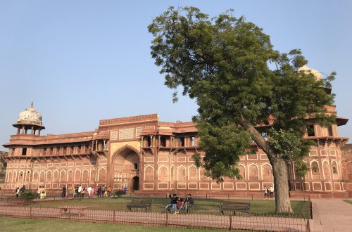 Red fort in Agra India one of the three world herritage sites in Agra together with the Taj Mahal and Fathepur Sikri