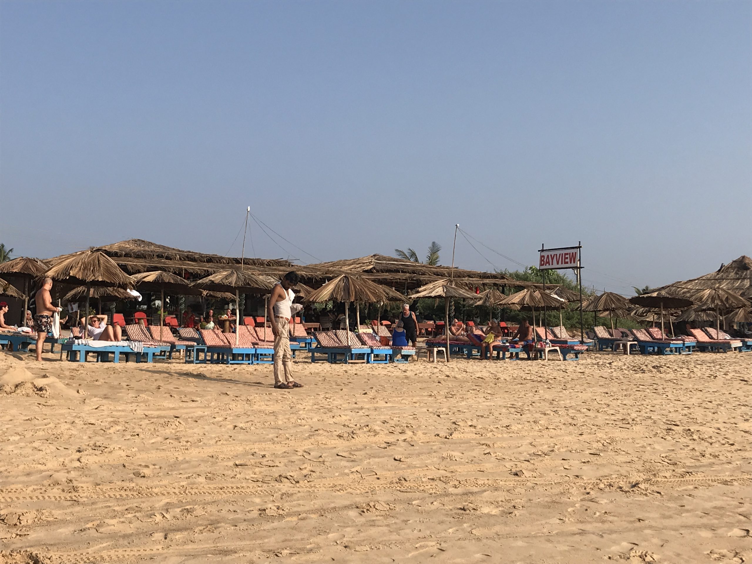 goa india beach in candolim