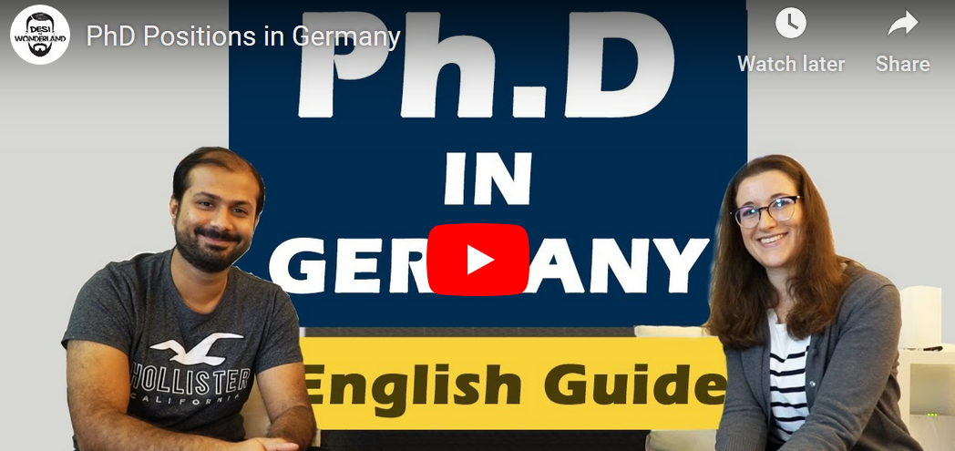 phd duration germany