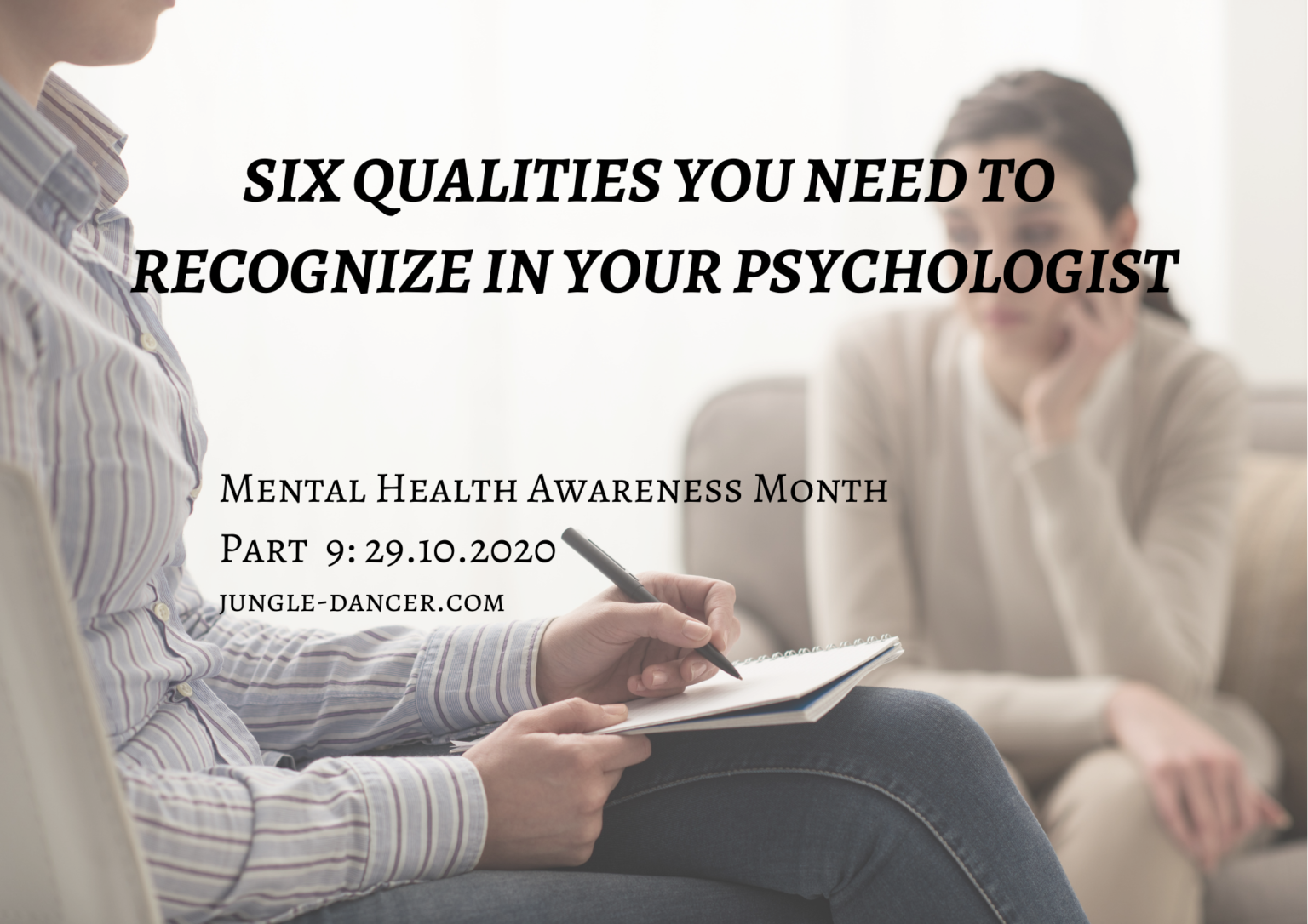 What makes a good psychologist an analysis of a reader's experience